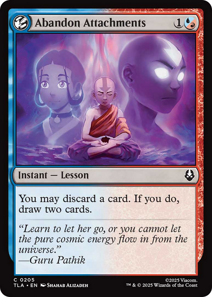 Abandon Attachments [Avatar: The Last Airbender]