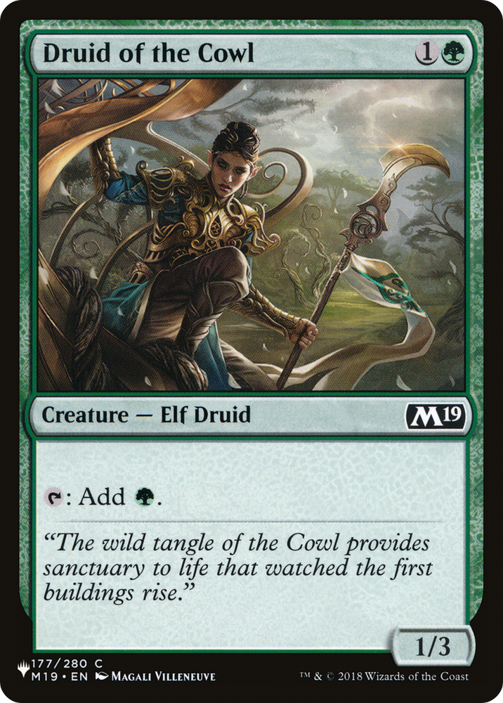 Druid of the Cowl [The List]