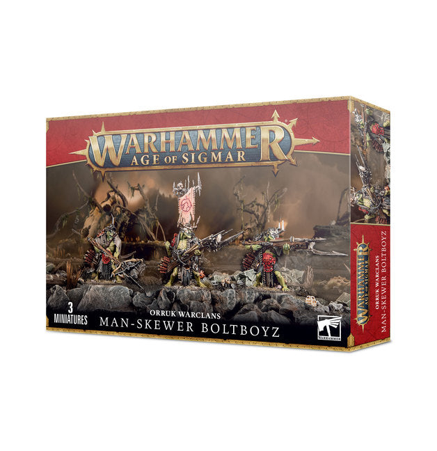 89-67 Orruk Warclans: Man-Skewer Boltboyz