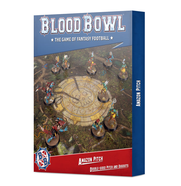 202-29 Blood Bowl: Amazon Team Pitch & Dugouts