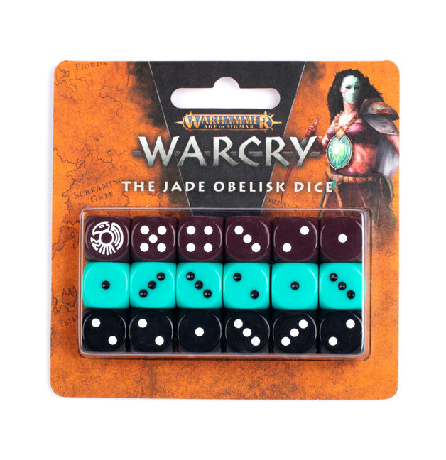 ZZ-22 Warcry Dice Set: The Jade Obelisk