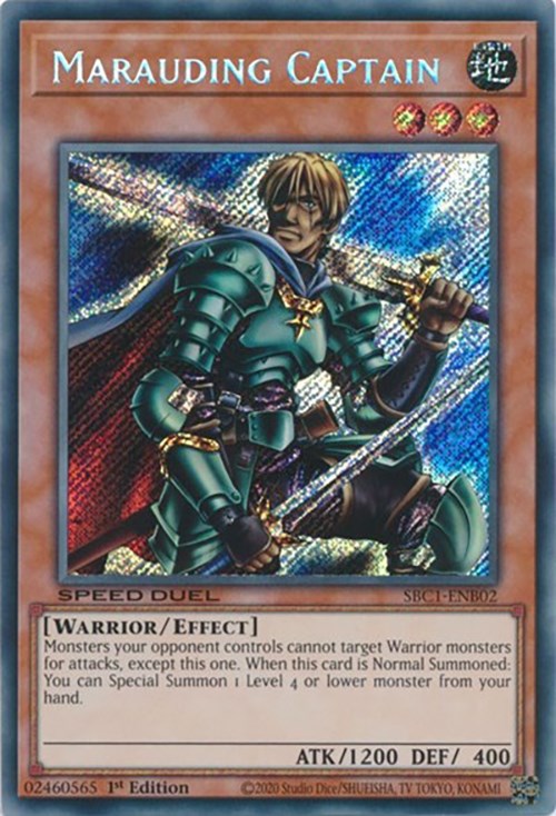 Marauding Captain [SBC1-ENB02] Secret Rare