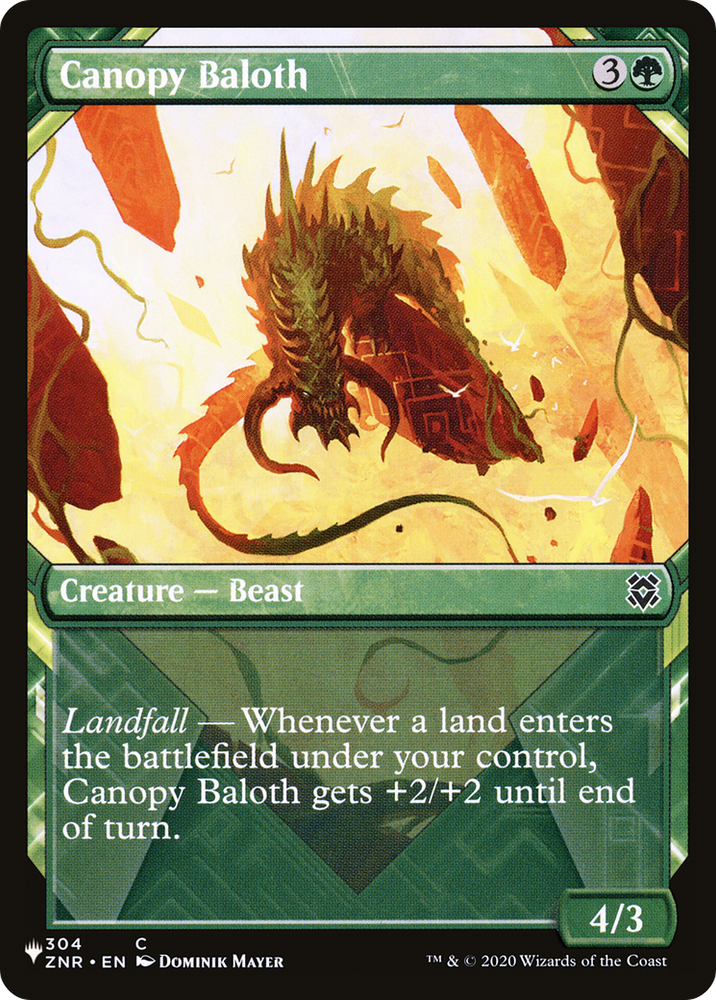 Canopy Baloth (Showcase) [The List]