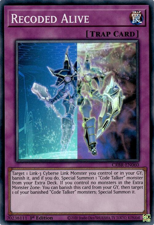 Recoded Alive (SR) [CRBR-EN060] Super Rare