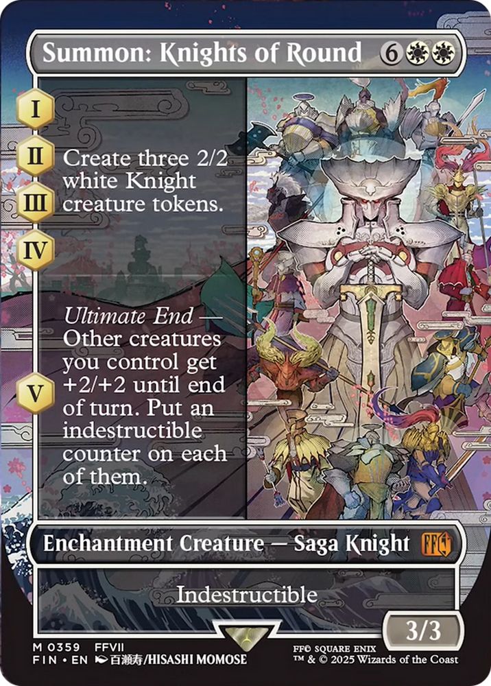 Summon: Knights of Round (Borderless) [FINAL FANTASY]