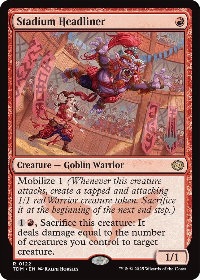 Stadium Headliner (Promo Pack) [Tarkir: Dragonstorm Promos]