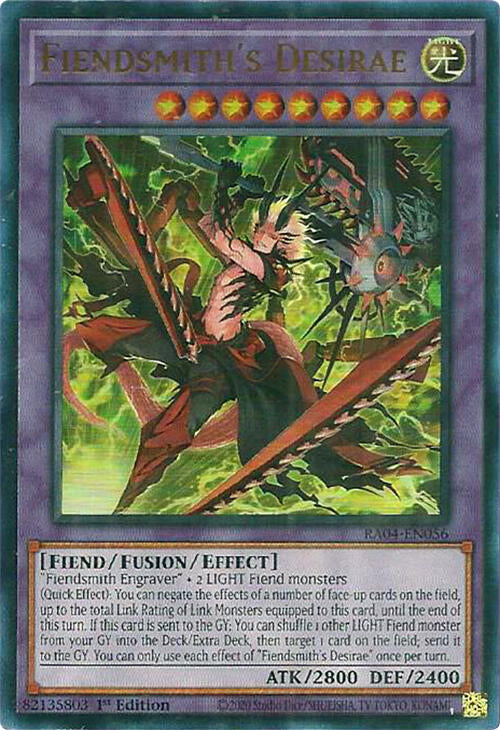 Fiendsmith's Desirae [RA04-EN056] Ultra Rare