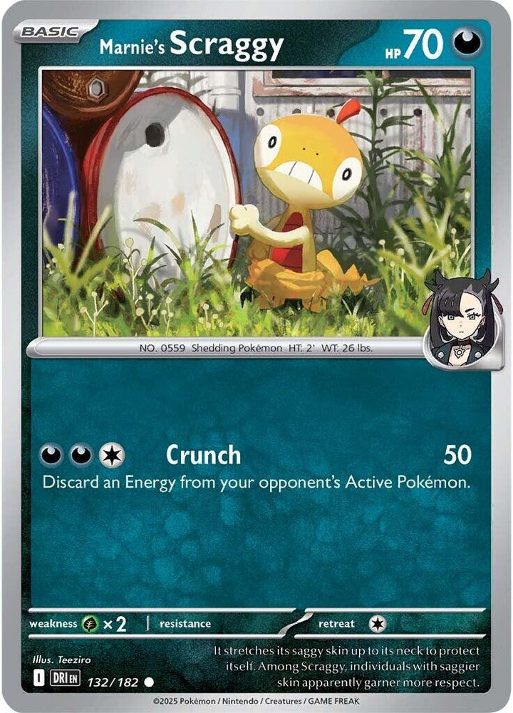 Marnie's Scraggy (132/182) [Scarlet & Violet: Destined Rivals]