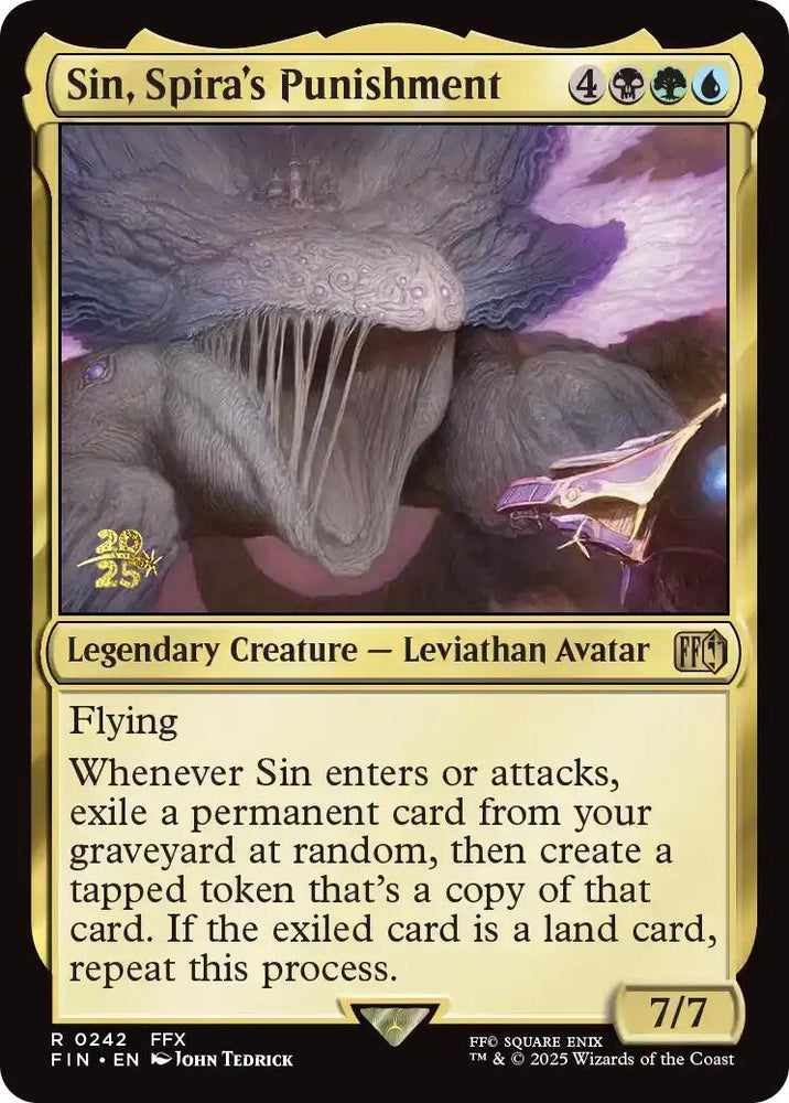 Sin, Spira's Punishment [FINAL FANTASY Prerelease Promo]