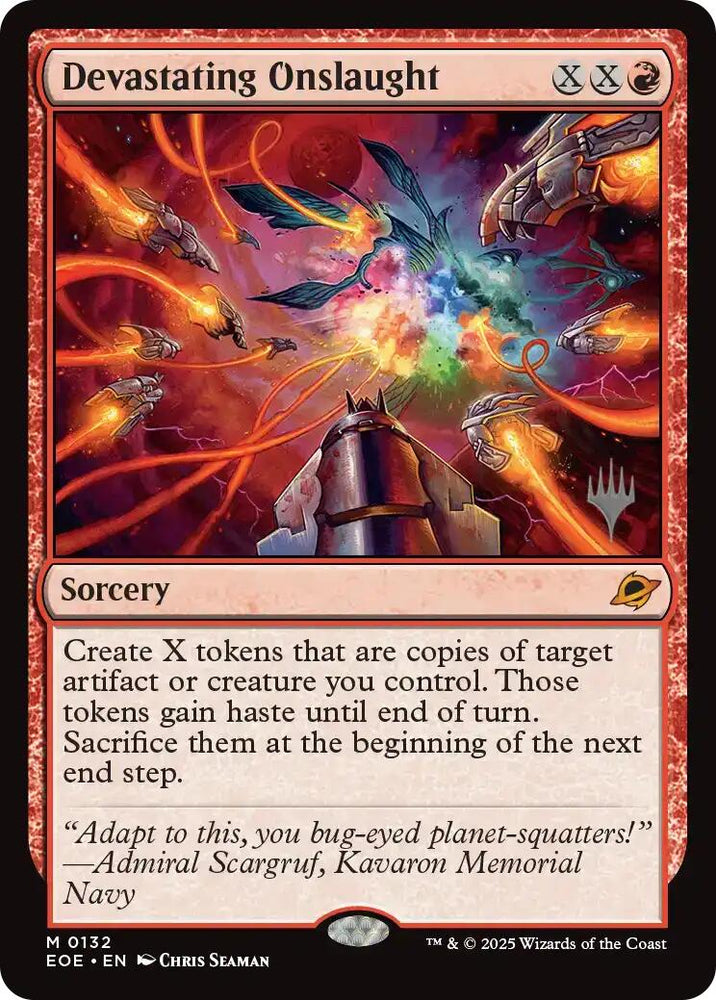Devastating Onslaught (Promo Pack) [Edge of Eternities Promo Pack]