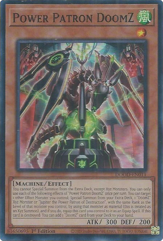 Power Patron DoomZ [DOOD-EN011] Super Rare