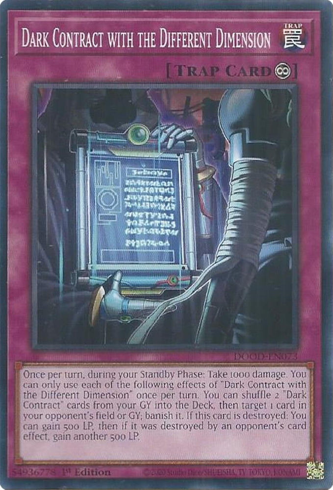 Dark Contract with the Different Dimension [DOOD-EN073] Common