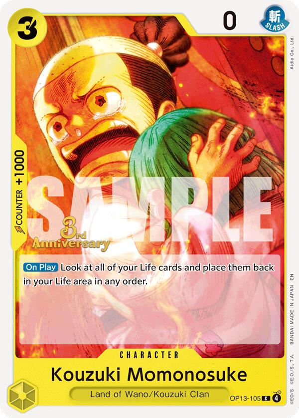 Kouzuki Momonosuke [Carrying On His Will: 3rd Anniversary Tournament Cards]