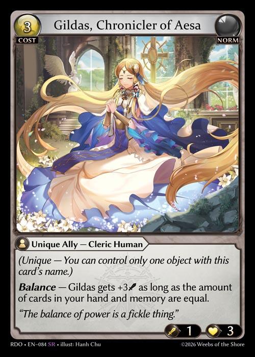 Gildas, Chronicler of Aesa (84) [Radiant Origins]