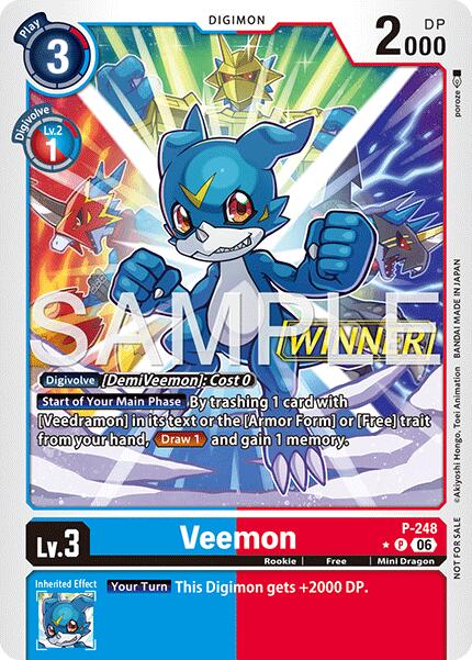 Veemon [P-248] (Official Store Tournament 2026 Vol. 4 Winner) [Promotional Cards]