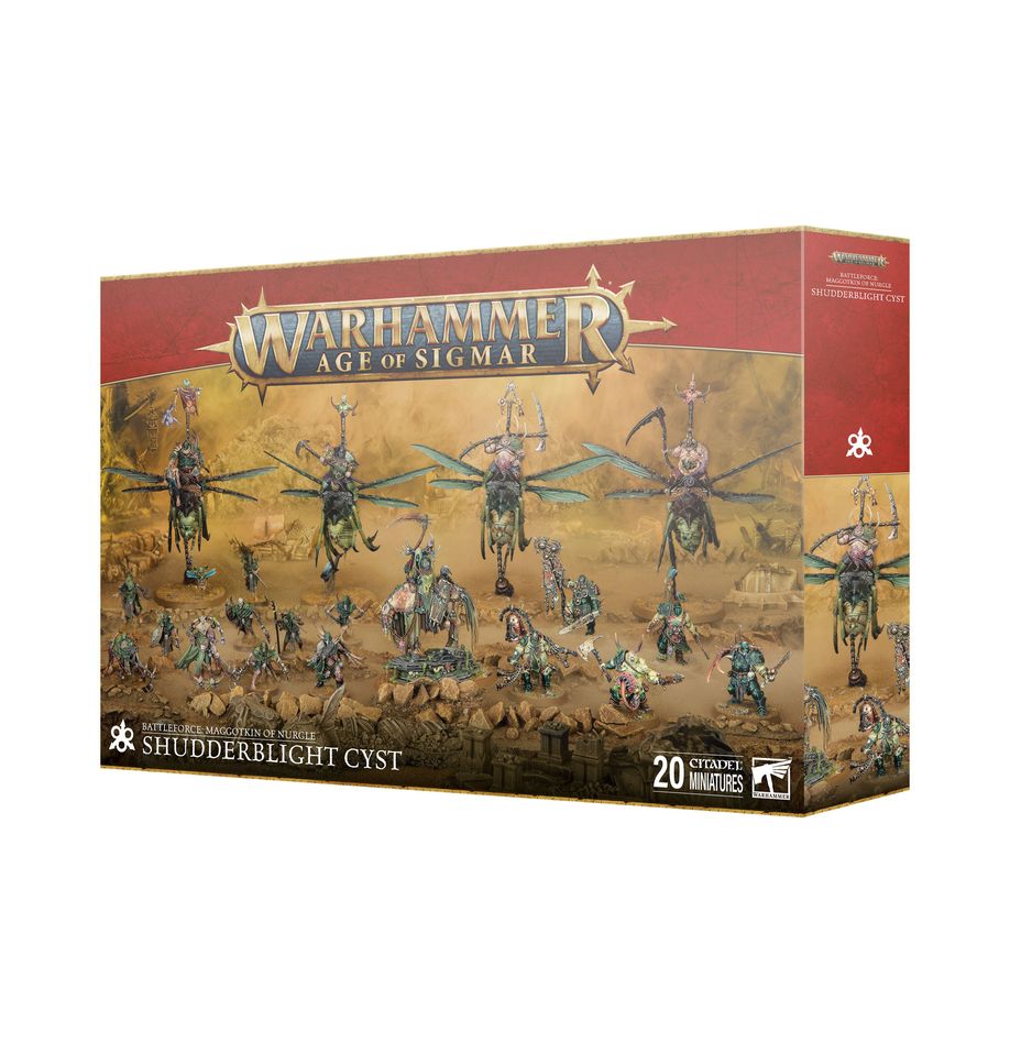 Wahammer Age of Sigmar: Maggotkin of Nurgle Battleforce - Shudderblight Cyst 83-102