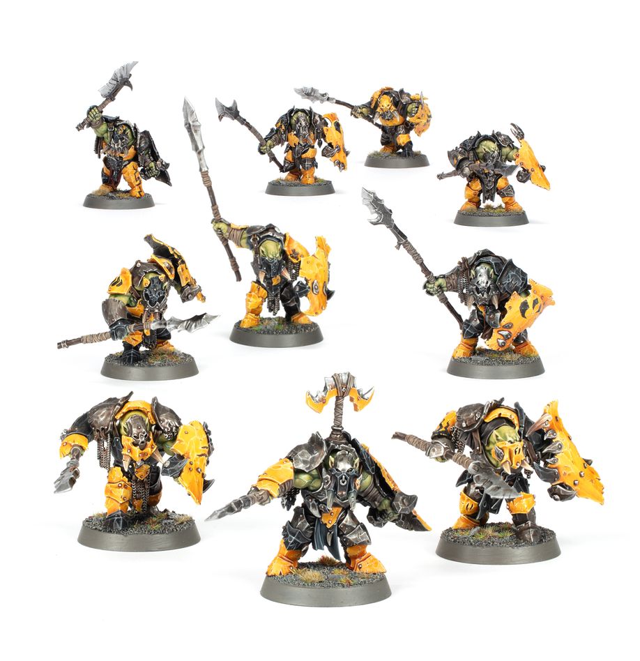 Warhammer Age of Sigmar Orruk Warclans: Orruk Ardboys 89-61