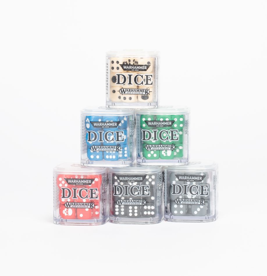 Warhammer Dice Cude - 20 Dice 65-36