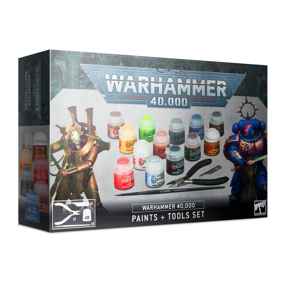 60-12 Warhammer 40k Paints + Tools (Ultramarines - Necrons)